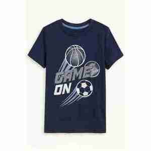 Max & Olivia Soft Jersey Fabric T-shirt with Glow in the Dark Screen Print